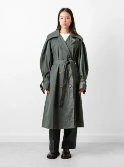 Rejina Pyo Romy Trenchcoat Charcoal