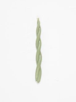 Twisted Candle Sage Green
