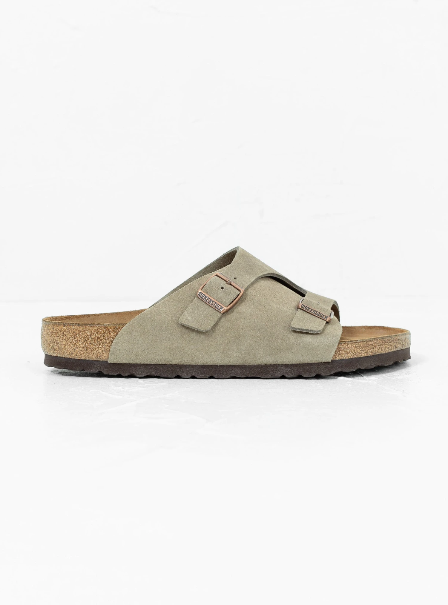 Birkenstock Zurich Suede Sandals Taupe