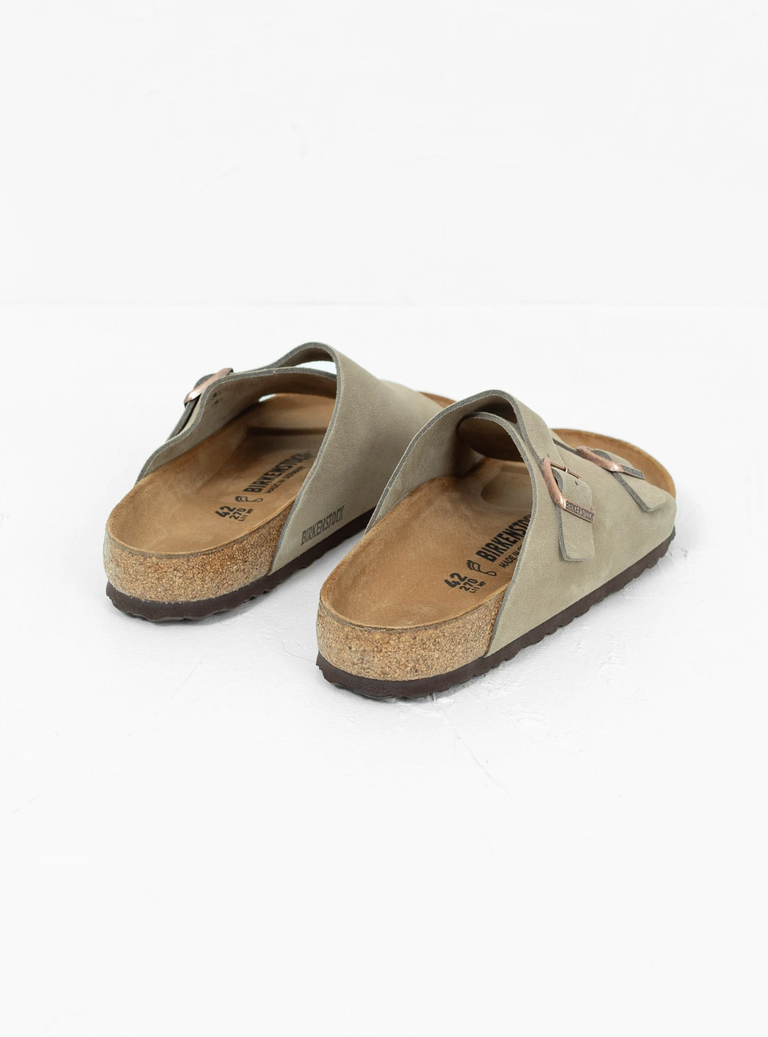 Birkenstock Zurich Suede Sandals Taupe - Image 4