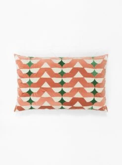 Vivi Bed Cushion Red & White