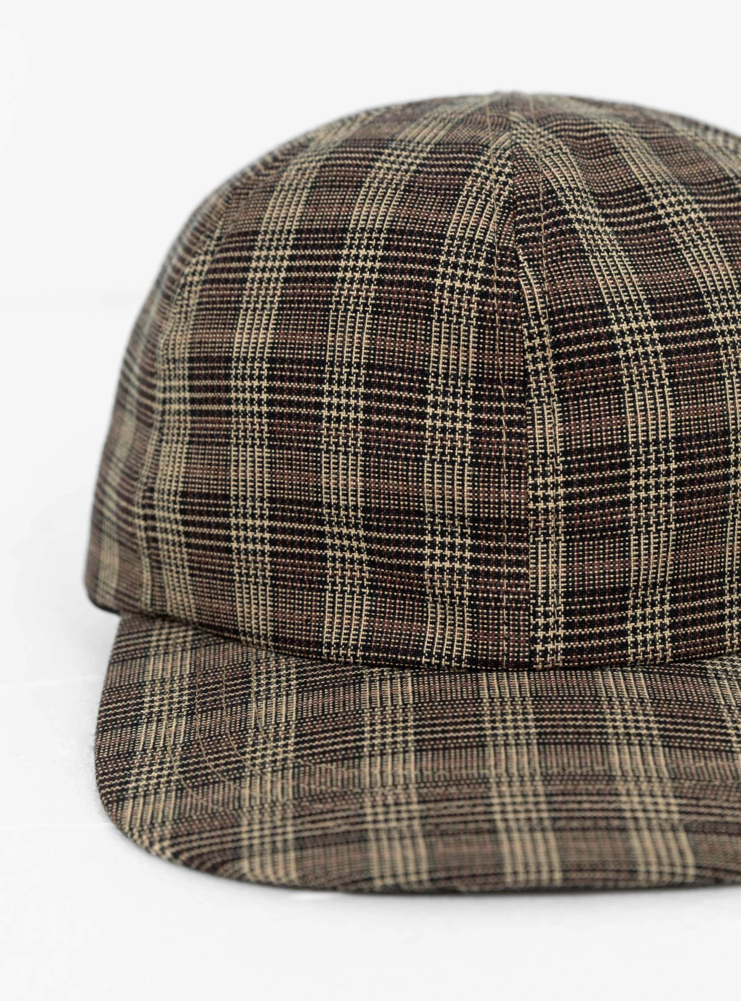 Kasuri B.B. Cap Brown Check - Image 3