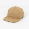 Japanese Cotton Nylon 6 Panel Cap Khaki
