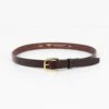 Repeated Stitch Belt Havana & Brass