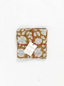 Iris Bronze Napkins Set Of 4