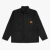 Canvas Coverall Jacket Black