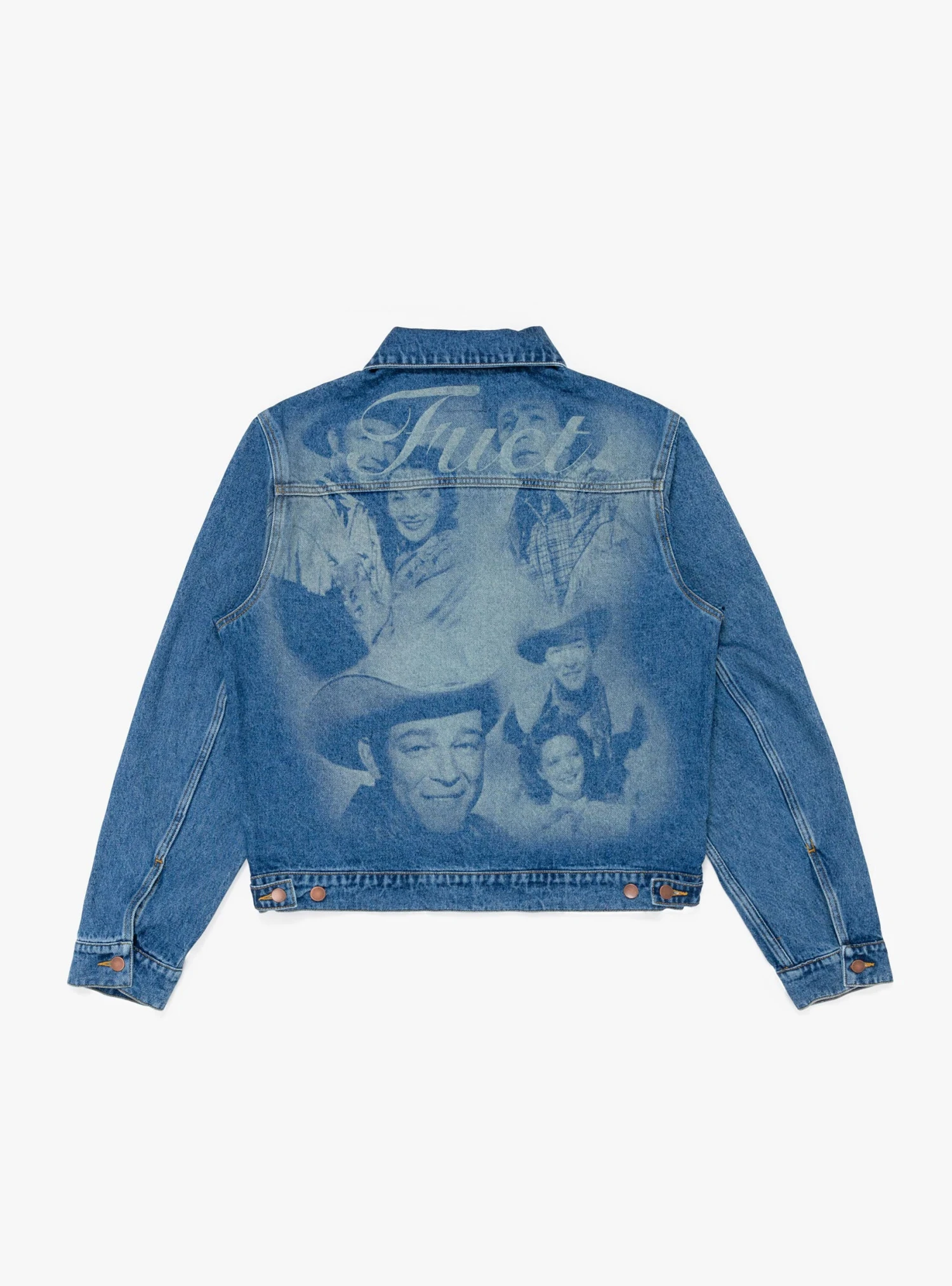 Western Denim Jacket Light Blue - Image 2