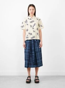 Vegas Shirt Ecru/Navy