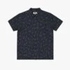 Malick Shirt Navy & Ecru