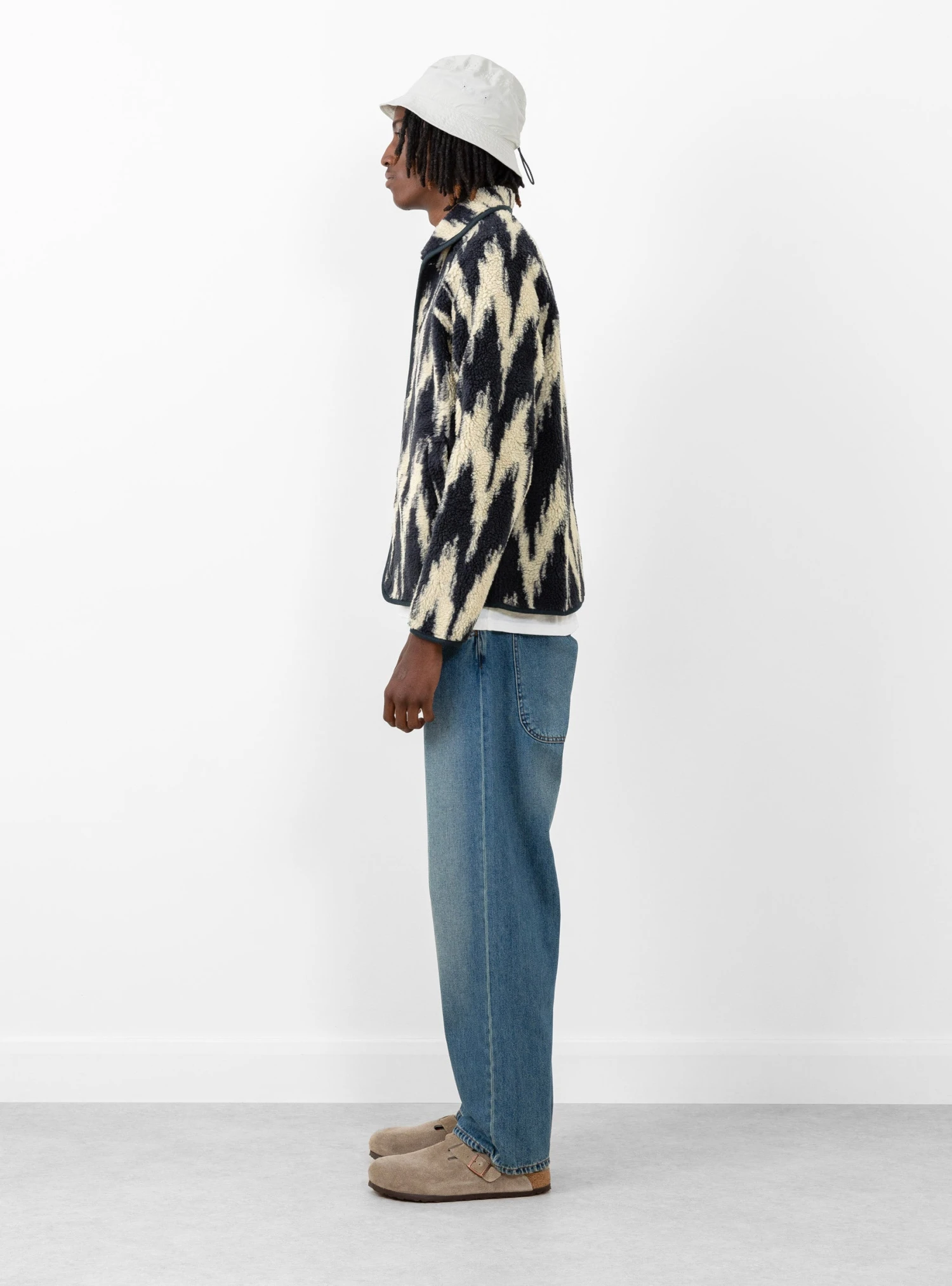 Beach Jacket Navy & Ecru - Image 5