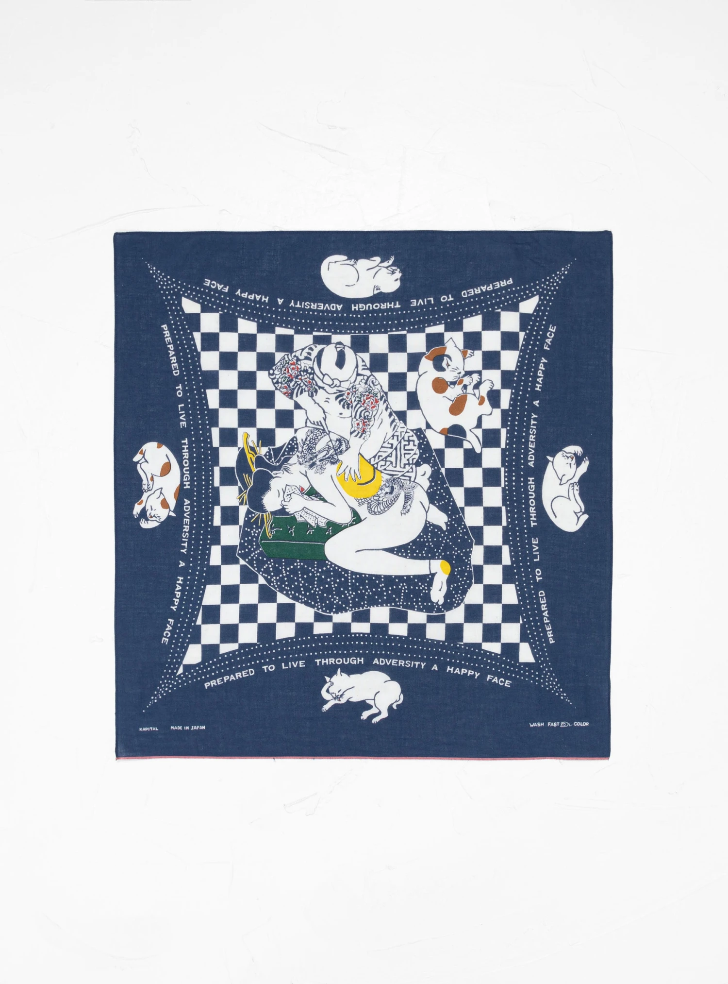 Fastcolor Selvedge Bandana Navy