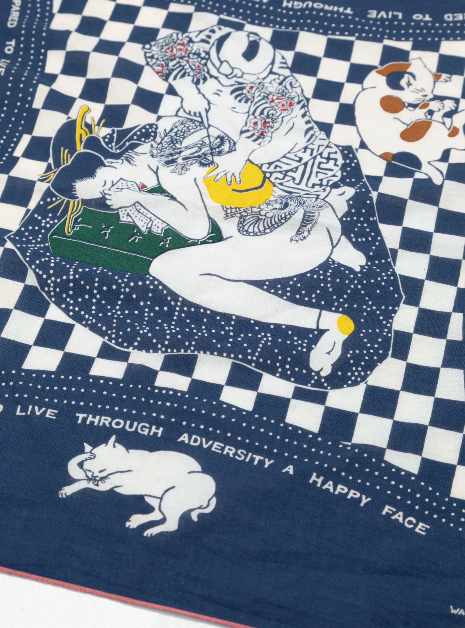 Fastcolor Selvedge Bandana Navy - Image 2