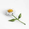White Daisy Brooch