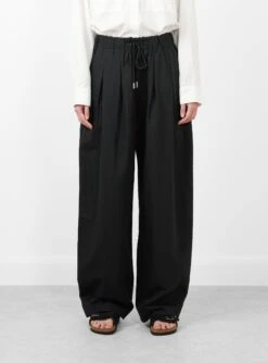 Manu Drawstring Pant Black