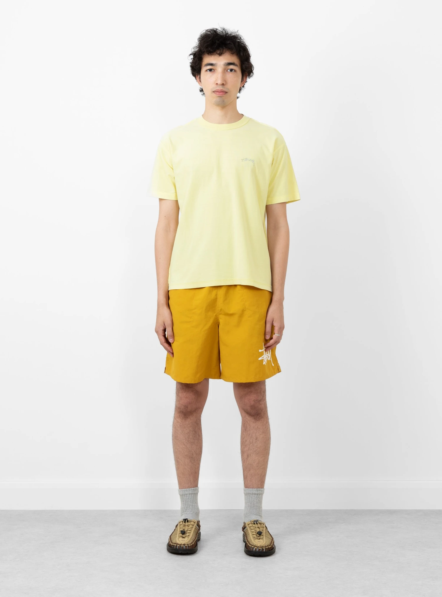 Stüssy Water Short Big Basic Logo Honey - Image 2