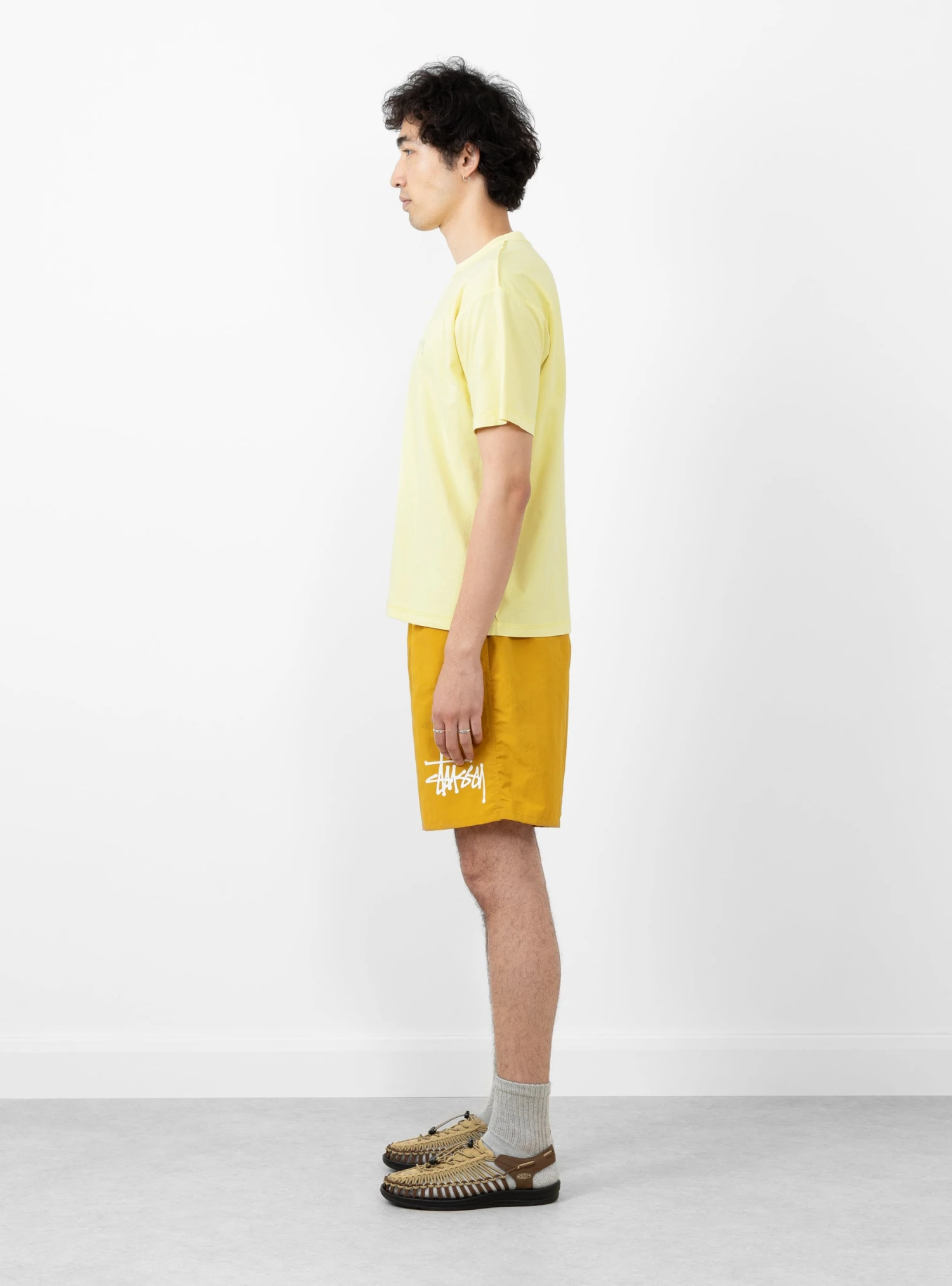 Stüssy Water Short Big Basic Logo Honey - Image 5