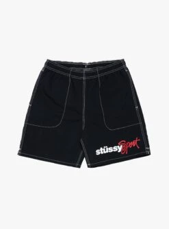 Stüssy Water Short Sport Logo Black