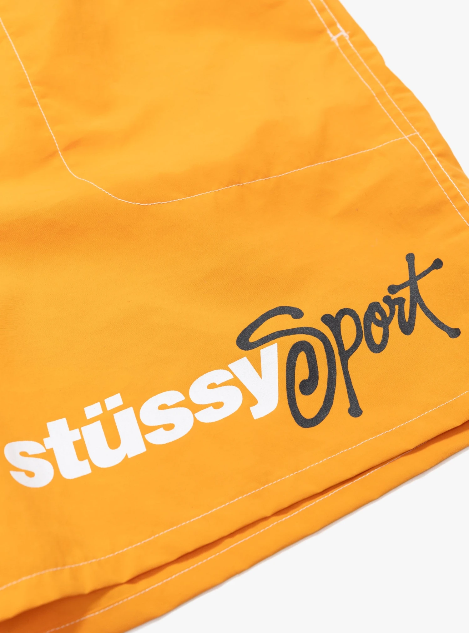 Stüssy Water Short Sport Logo Tangerine - Image 4