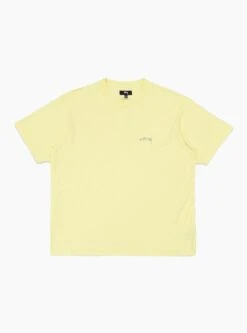 Stüssy Lazy SS Tee Yellow
