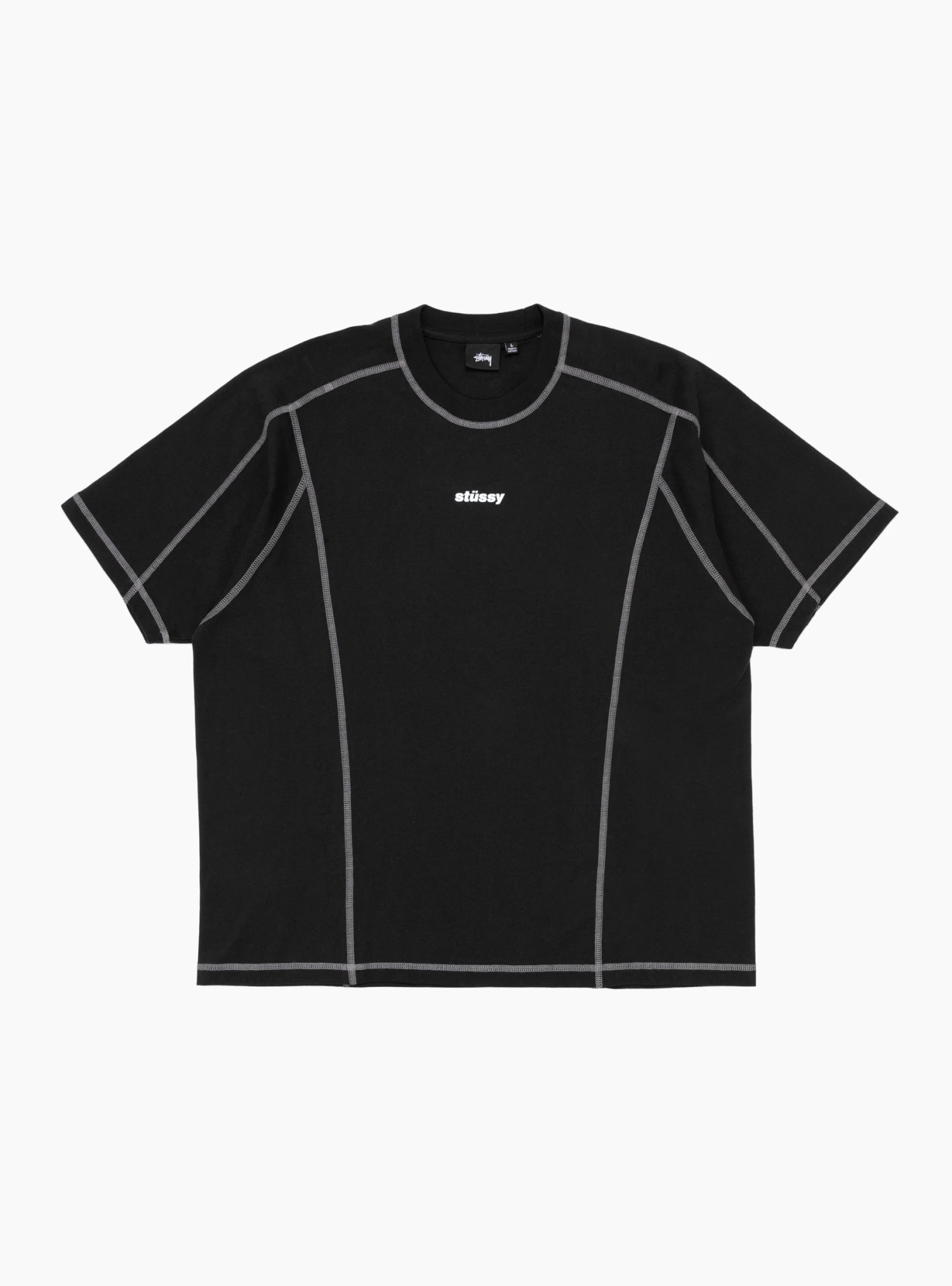 Stüssy Wave SS Crew Black