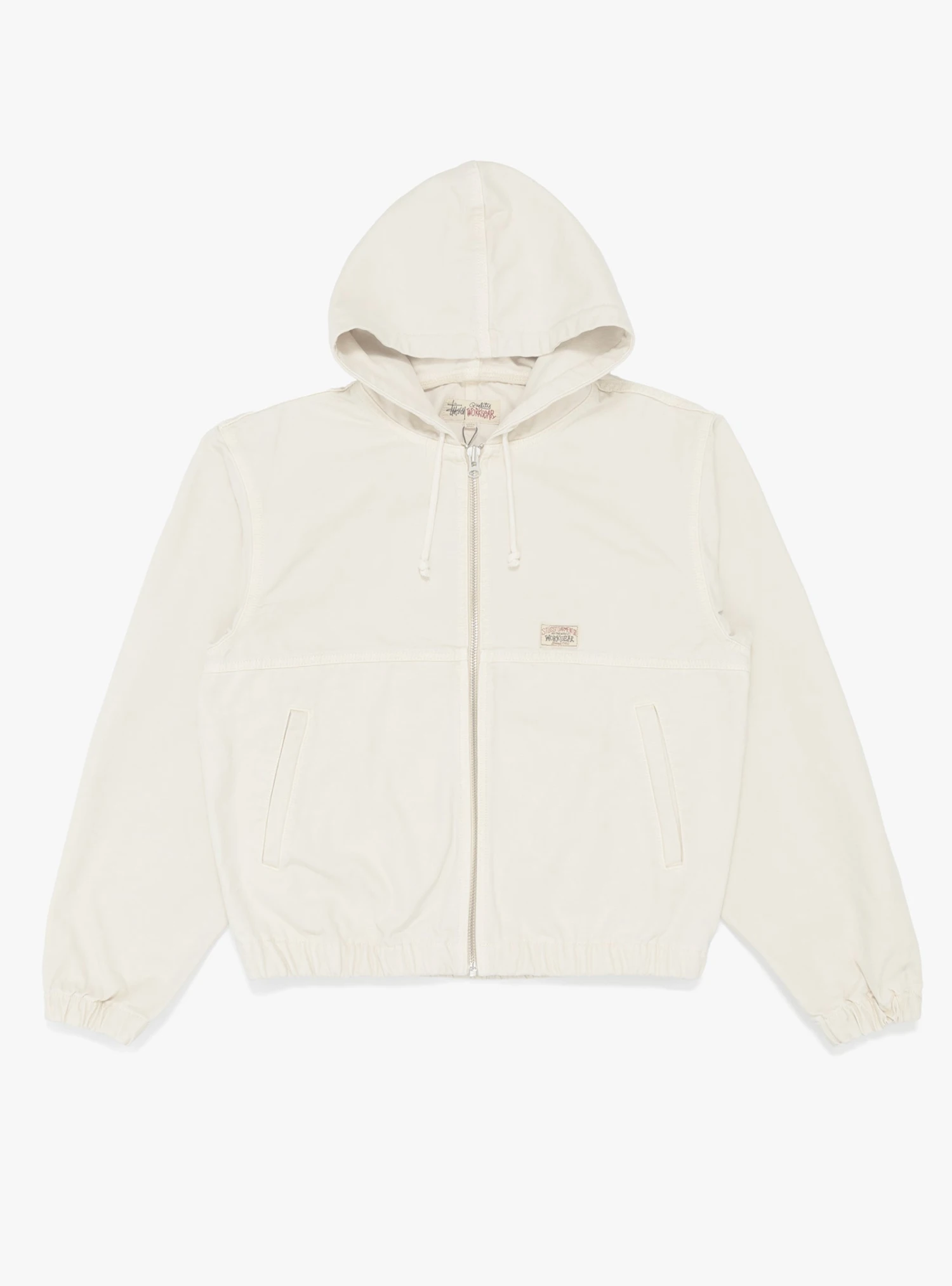 Stüssy Work Jacket Unlined Canvas Vintage Natural