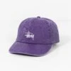 Stüssy Washed Basic Low Pro Cap Grape