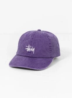 Stüssy Washed Basic Low Pro Cap Grape