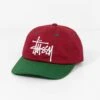 Stüssy Big Basic Vintage Cap Maroon