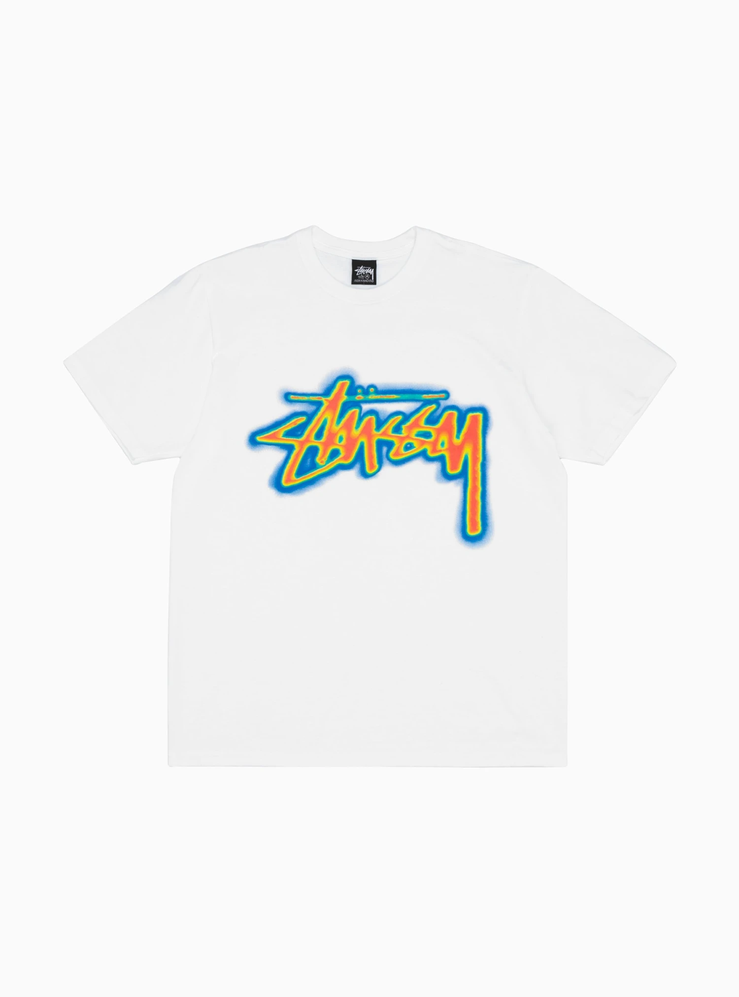 Stüssy Thermal Stock Tee White
