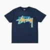 Stüssy Thermal Stock Tee Navy