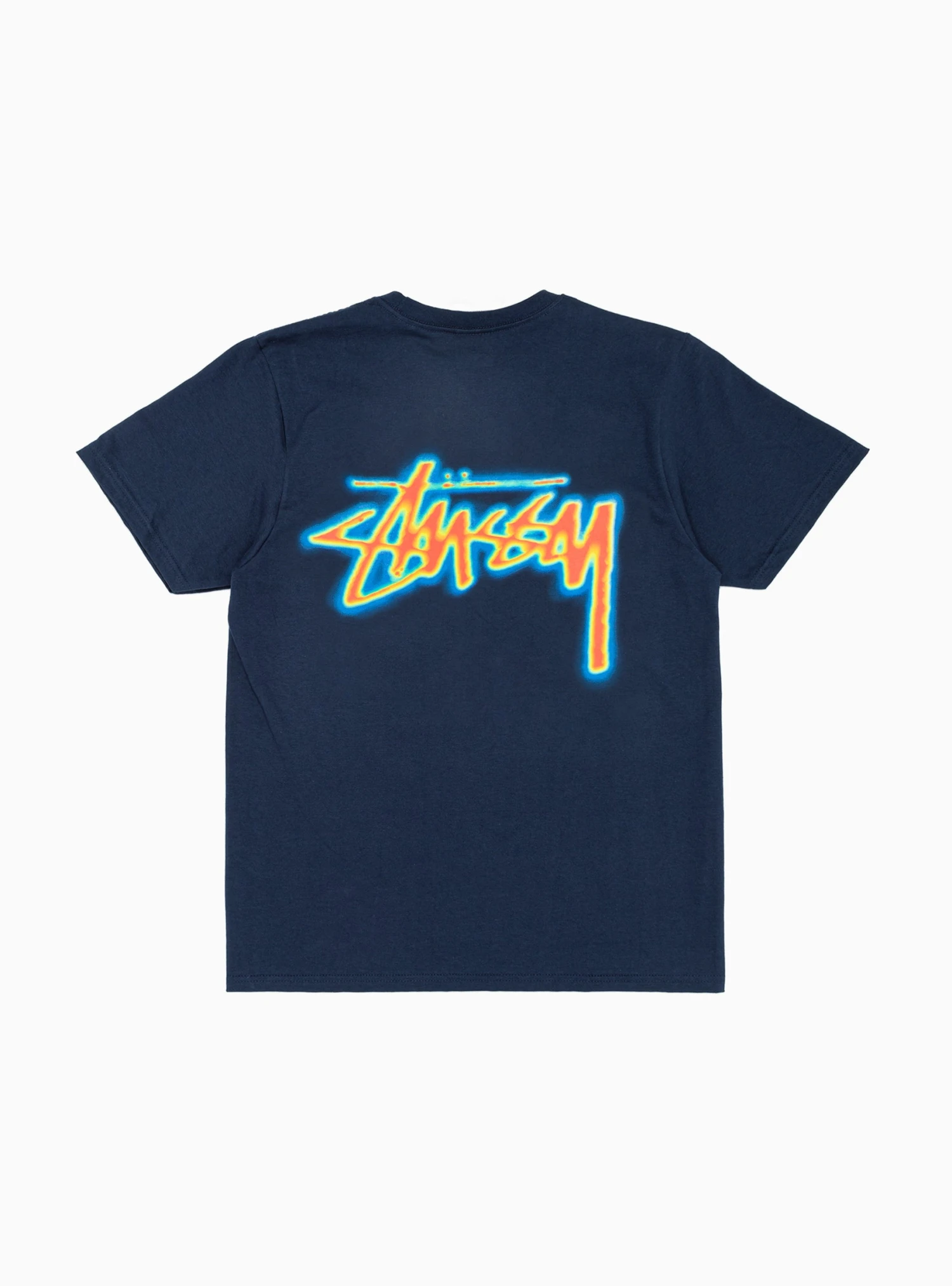 Stüssy Thermal Stock Tee Navy - Image 2