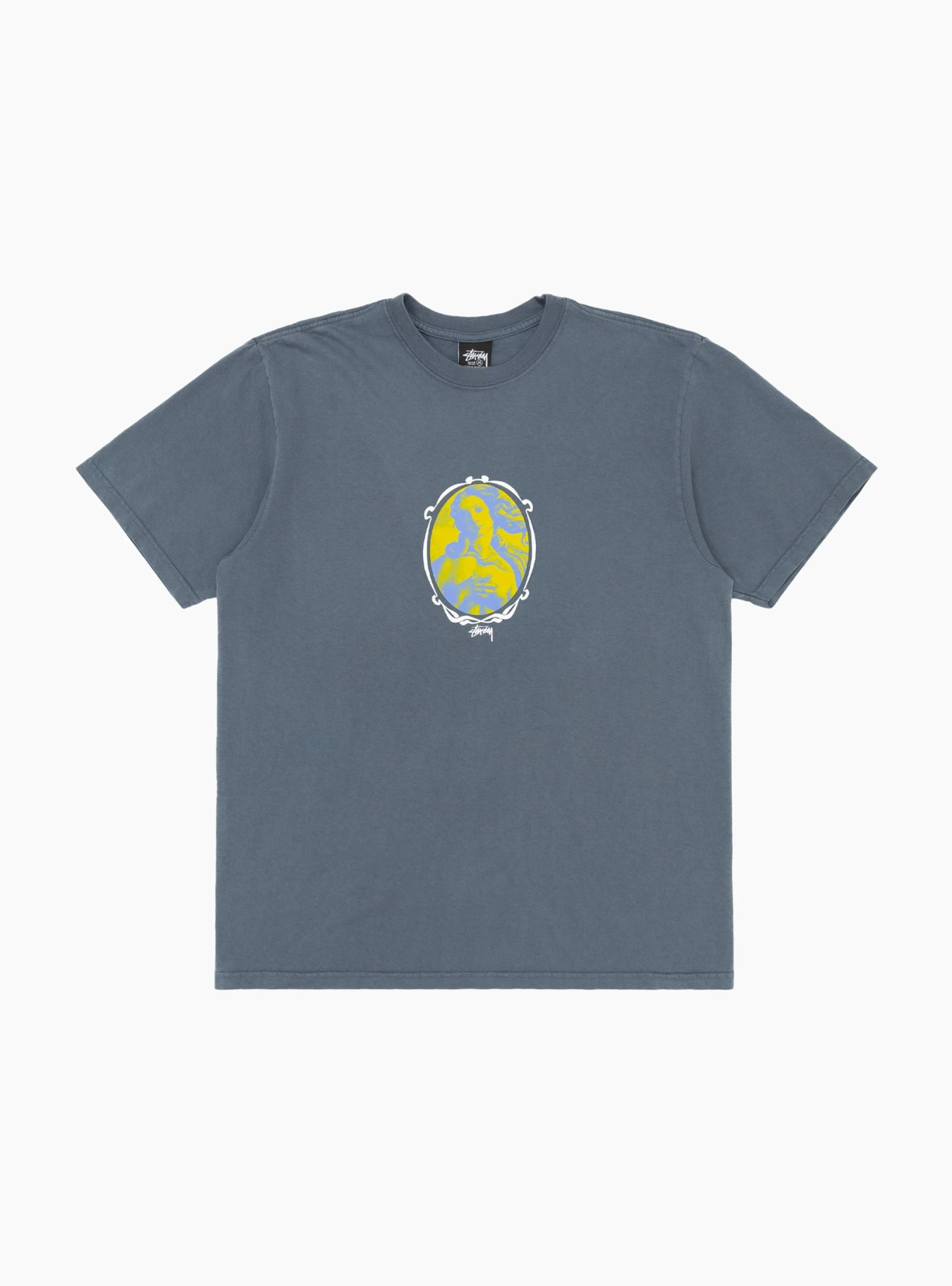 Stüssy Venus Oval Pigment Dyed Tee Indigo