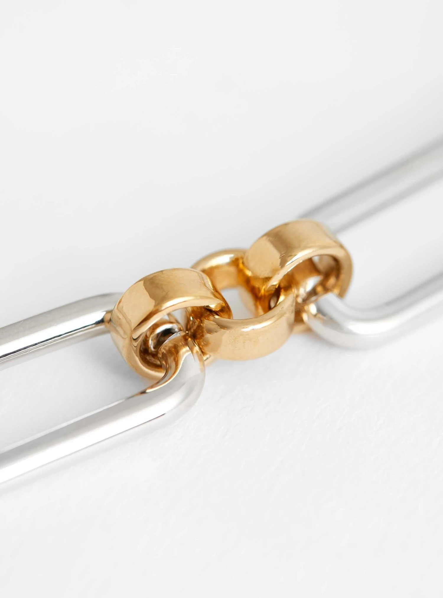 Two Tone Stanza Necklace - Image 3