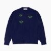 Cable Knit Pullover Navy