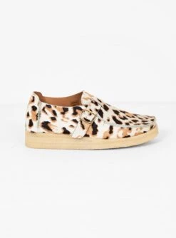 Side Seam Slide Shoes Leopard Print