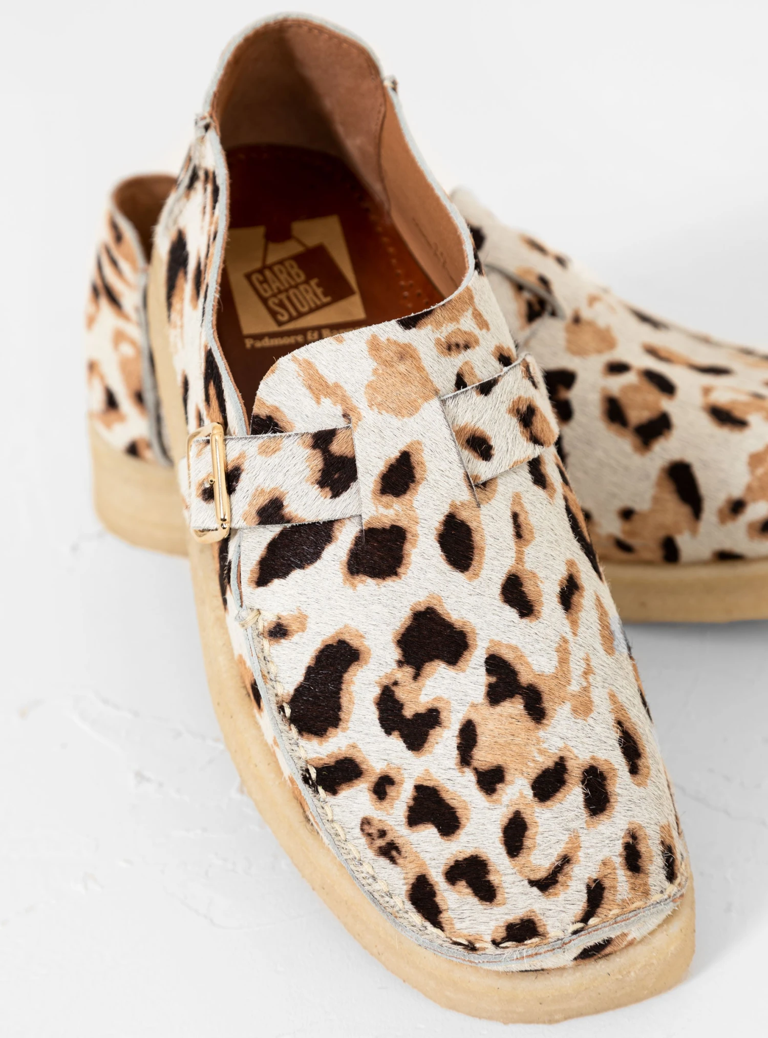 Side Seam Slide Shoes Leopard Print - Image 3