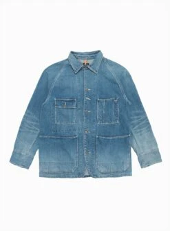 12oz Denim Cactus Coverall Light Blue