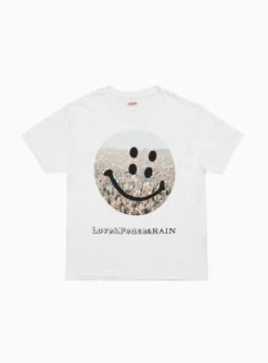 Festival Smilie Short Sleeve Tee White