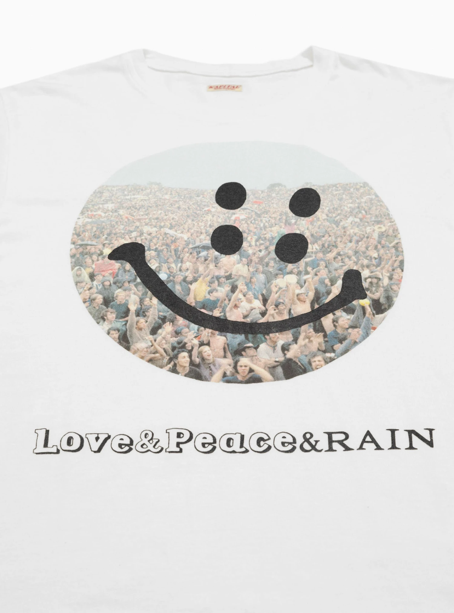 Festival Smilie Short Sleeve Tee White - Image 2