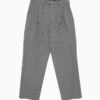 Classic Trousers Grey Melange Pinstripe
