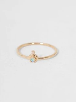 Mini Nestled Ring 10k Gold