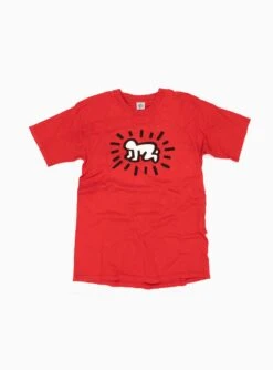 '90s Keith Haring Baby T-shirt Red