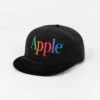 '80s Apple Logo Wool Cap Black
