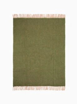 Revontuli Blanket Powder Olive & Pink