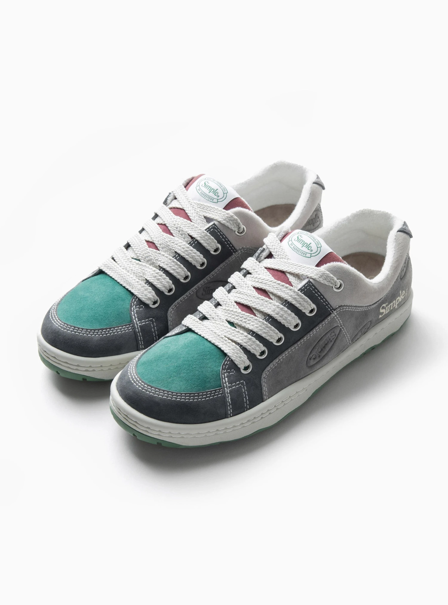 Simple X Garbstore OS Sneakers Grey - Image 2
