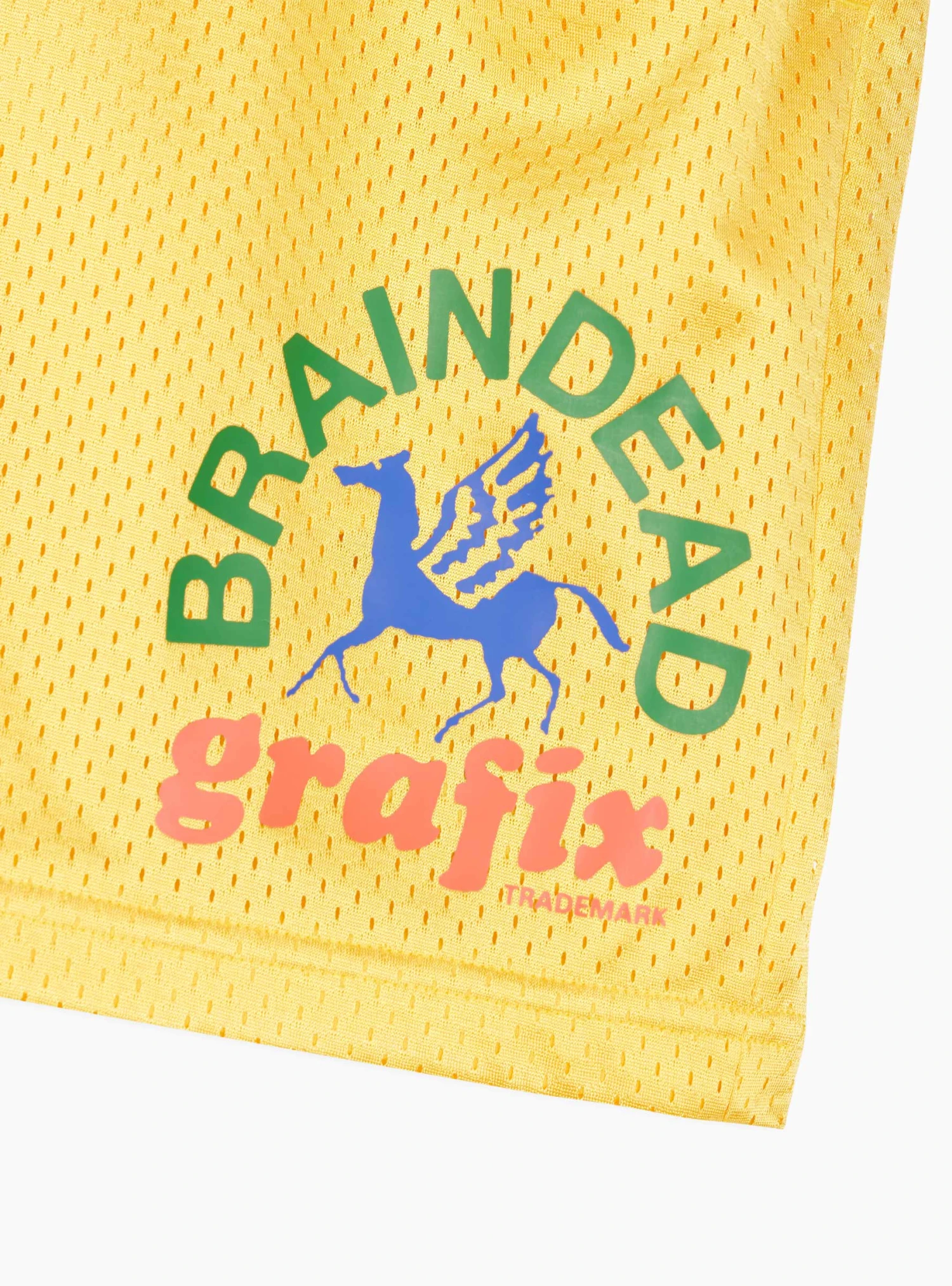 Grafix Team Shorts Yellow - Image 3