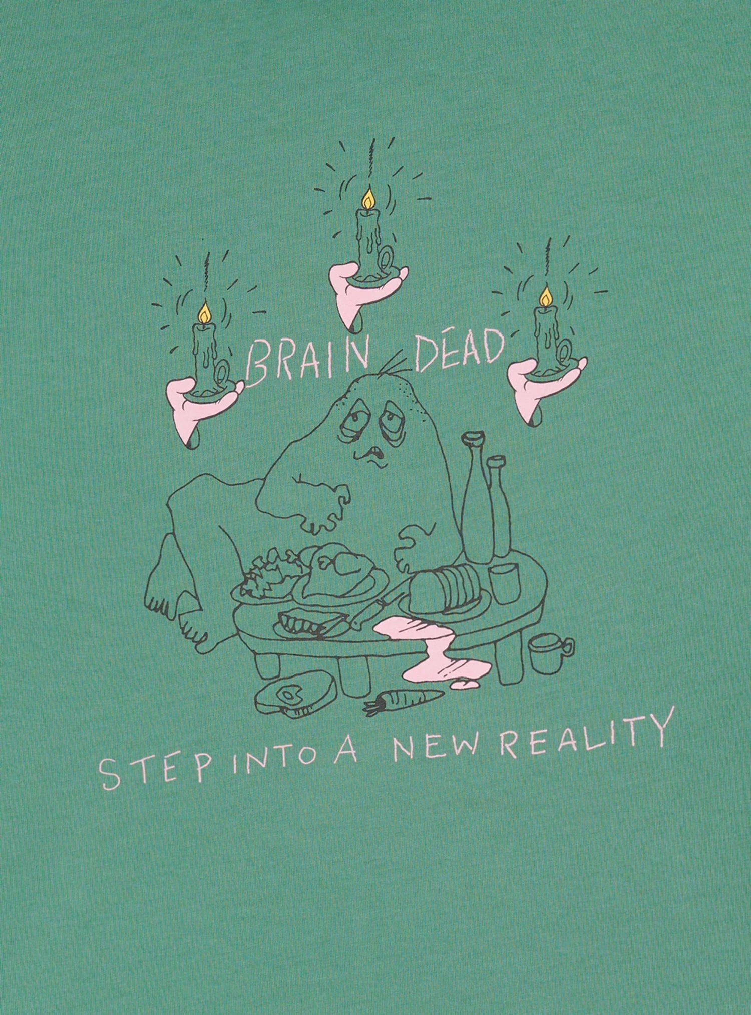 New Reality T-shirt Green - Image 2