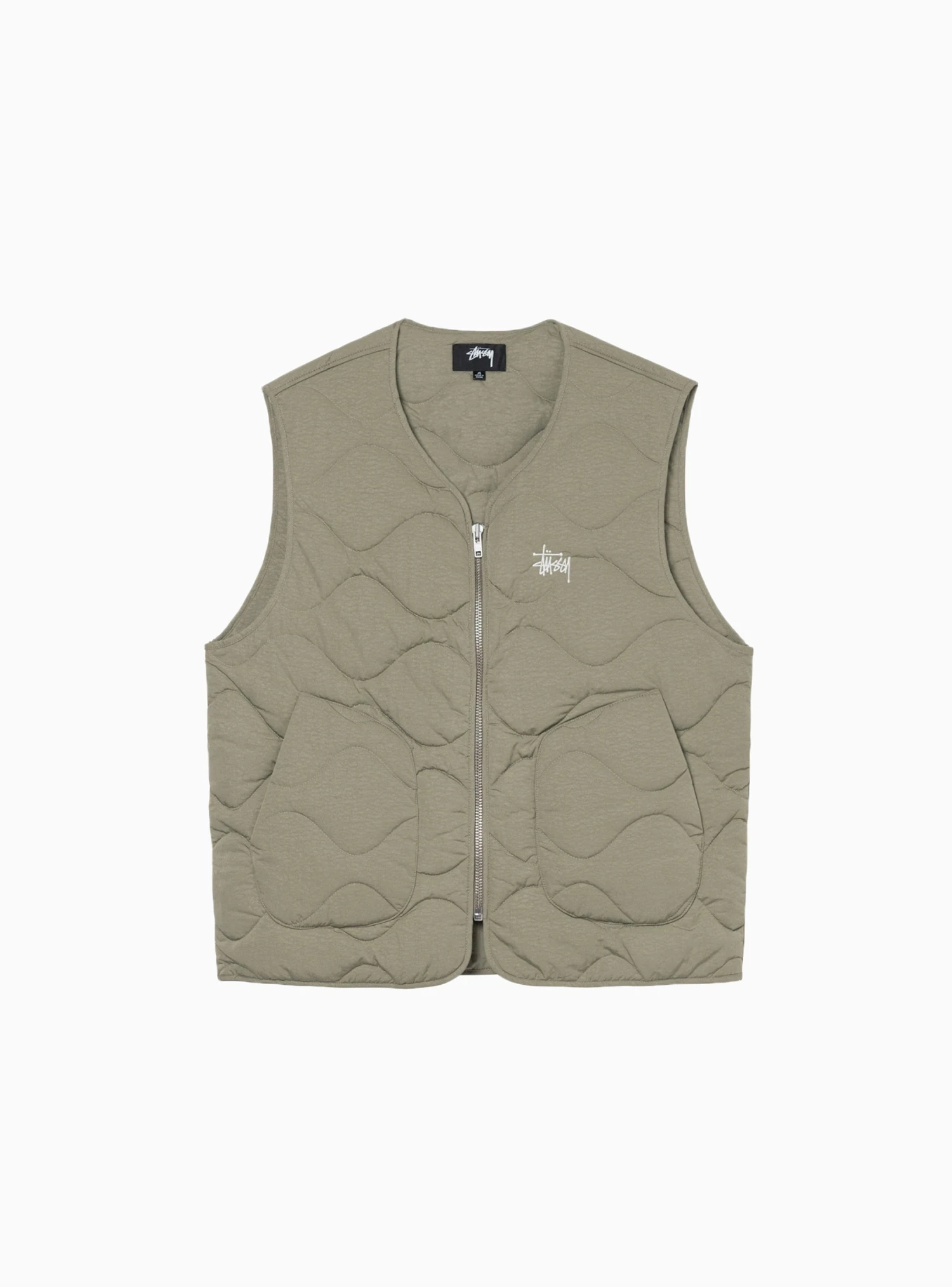 Stüssy Recycled Nylon Liner Vest Coyote Beige