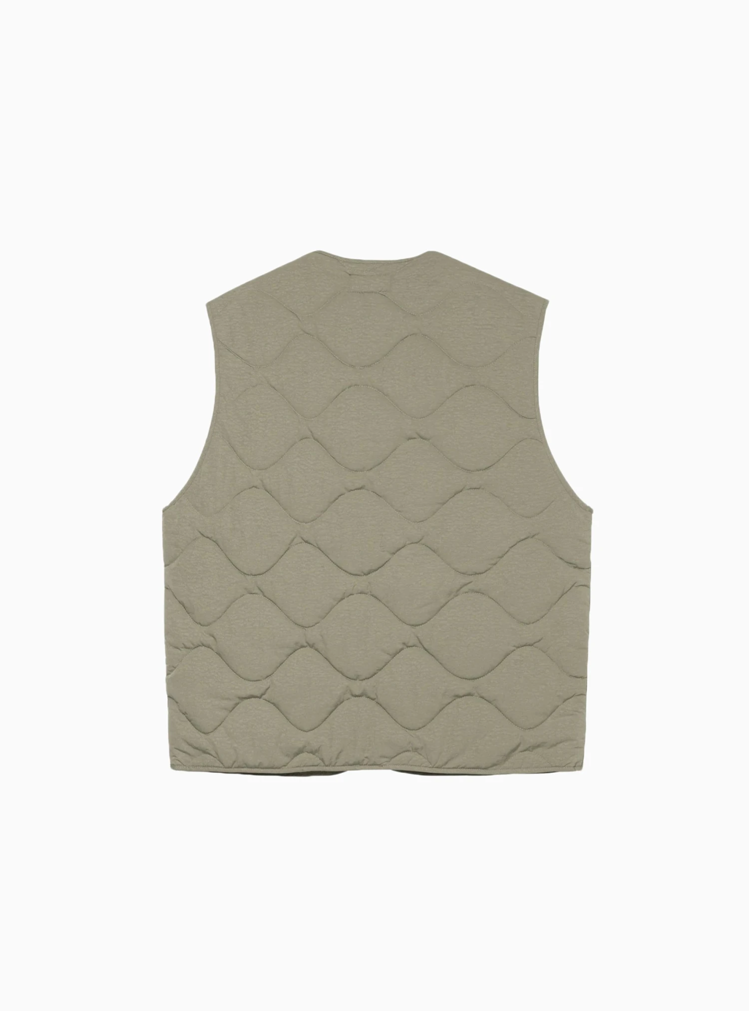 Stüssy Recycled Nylon Liner Vest Coyote Beige - Image 7