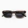 Frank Sunglasses Black & White Smoke